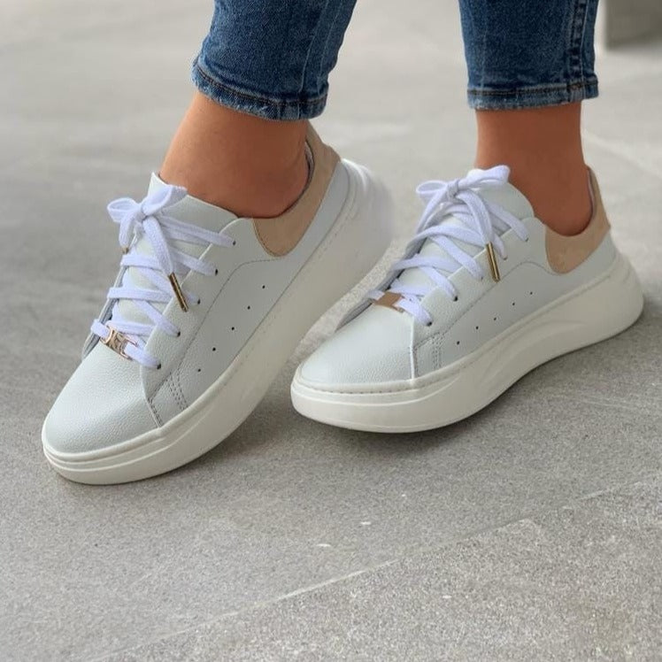 Tenis Casual De Mujer Noa Blanco