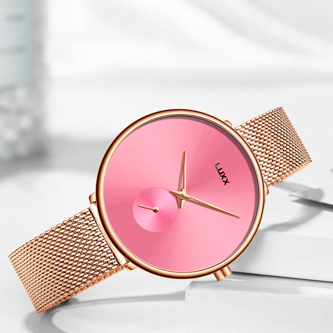 Reloj de Dama LUXX Pulso en Metal Inoxidable + Regalo Exclusivo