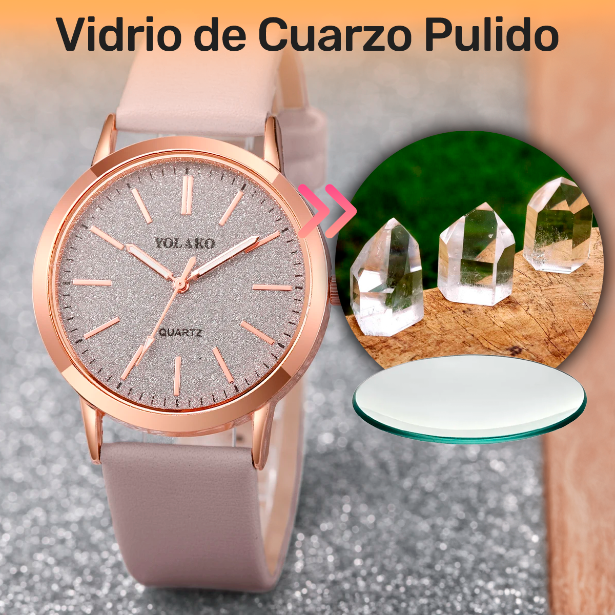 Reloj de Dama YOLAKO Moderno + Regalo Exclusivo